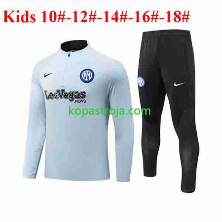 InterMilan Barn Tränings Sweatshirtställ Blå 2023/24